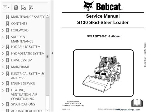 skid steer s130 bobcat loader|bobcat s130 service manual pdf.